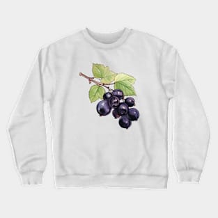 Blackcurrant Pastel Art Crewneck Sweatshirt